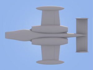 race jet airplane 3D प्रिंट मॉडल