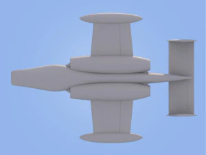 race jet airplane 3D Print Model
