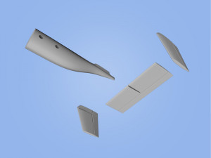race jet airplane 3D प्रिंट मॉडल