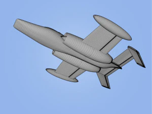 race jet airplane 3D Print Model