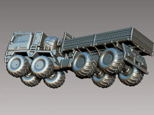 KamAZ Arctic 3D Print Model