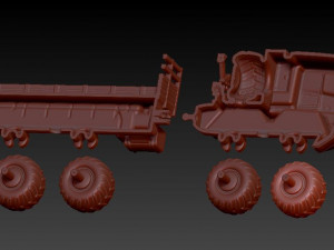 KamAZ Arctic 3Dプリントモデル