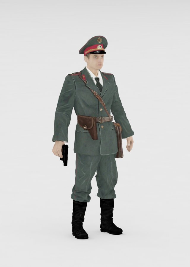 Police 3D Print Model .c4d .max .obj .3ds .fbx .stl .blend 