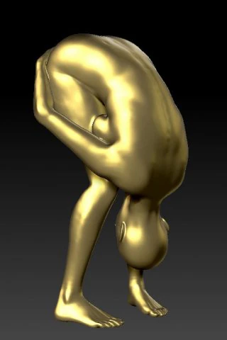 Female 3D Print Model .c4d .max .obj .3ds .fbx .stl .blend 