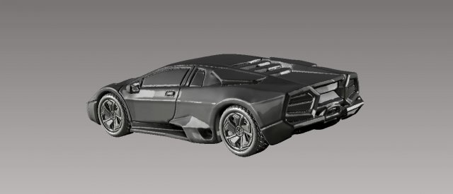 Car 3D Baskı Modeli .c4d .max .obj .3ds .fbx .stl .blend 