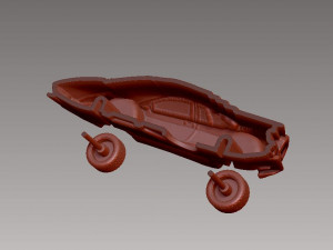 Car 3D Baskı Modeli