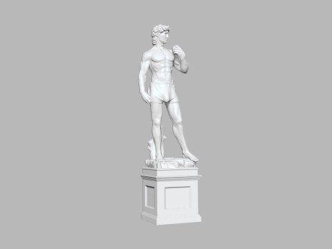 David in panties Modello di stampa 3D