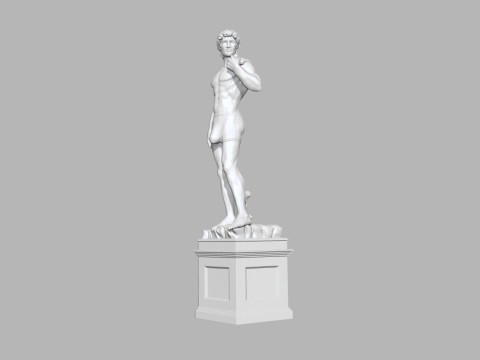 David in panties 3D 프린트 모델