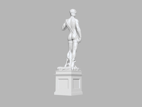 David in panties 3D 프린트 모델