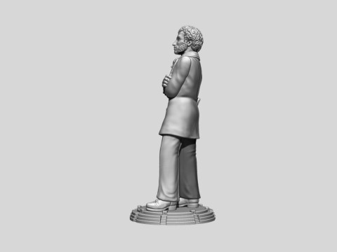 Pushkin Alexander Sergeevich Model Cetak 3D