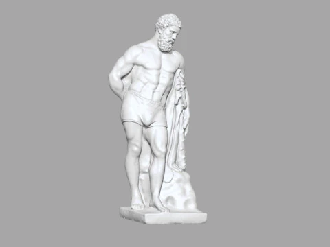 Геркулес в трусах 3D Принт Модель