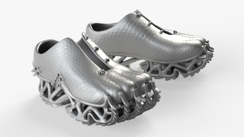 Shoes 01 3D प्रिंट मॉडल .c4d .max .obj .3ds .fbx .stl .blend 