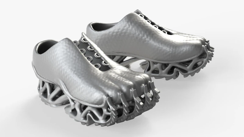 Shoes 02 3D Print Model .c4d .max .obj .3ds .fbx .stl .blend 