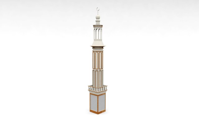 unique minar 3D-Modell .c4d .max .obj .3ds .fbx .stl .blend 