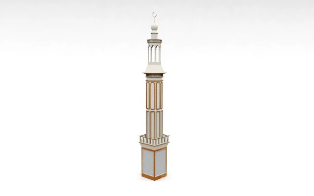 unique minar 3D Model .c4d .max .obj .3ds .fbx .stl .blend 