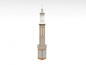 unique minar 3D Model