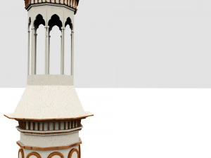 unique minar 3D Model