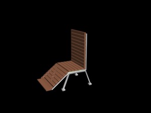beach chair 3Dモデル