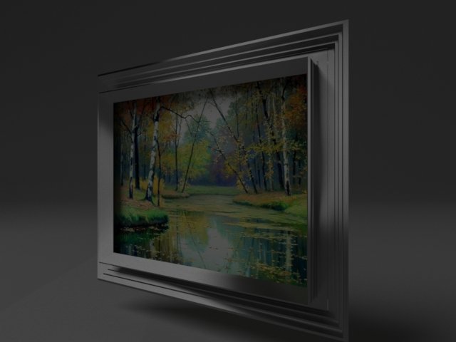 photo frame 3D 模型 .c4d .max .obj .3ds .fbx .stl .blend 