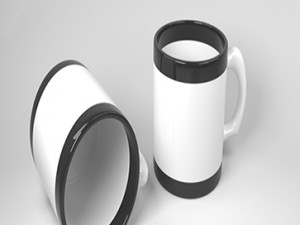 black and white cup 3D Model