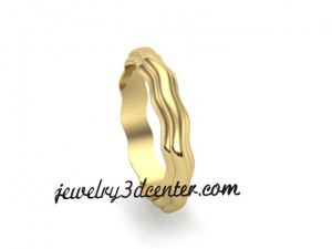 wedding rings Modello 3D