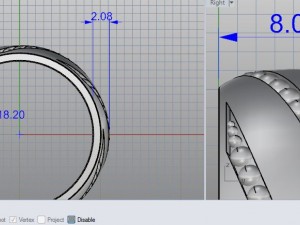 wedding ring 2 Modello 3D