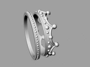 ring crown 3Dモデル