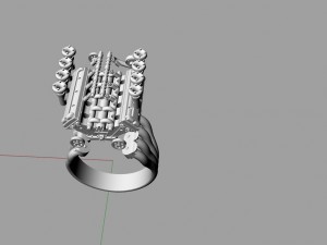 maserati engine 3D 모델