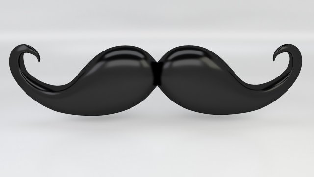 moustachio 3D Model .c4d .max .obj .3ds .fbx .stl .blend 