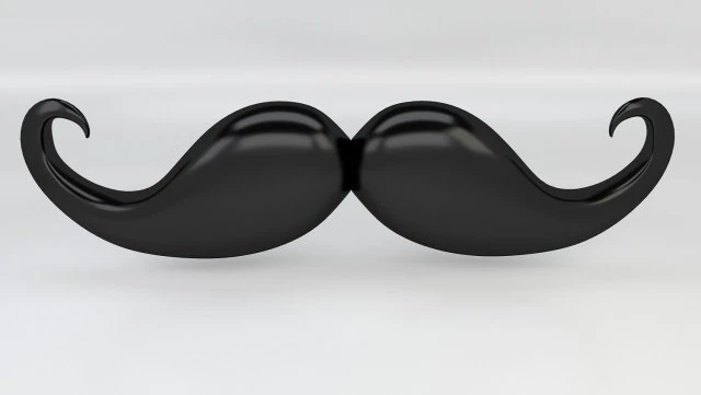 moustachio 3D Model .c4d .max .obj .3ds .fbx .stl .blend 