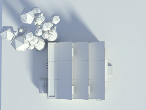 low poly factory 4 Modelo 3D