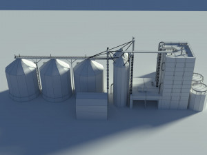 low poly cartoony feed plant Model 3D