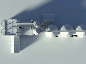 low poly cartoony feed plant 3D Model