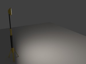 low poly industrial light 3D Модель