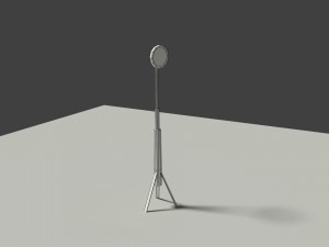 low poly industrial light 3D Модель