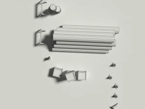 industrial misc elements pack 3D Model
