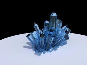 mod&egrave;le &agrave; quartz Modèle 3D