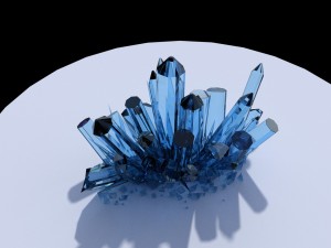quartz model Modelo 3D