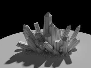 quartz model Modelo 3D