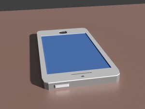 low poly iphone model 3D मॉडल