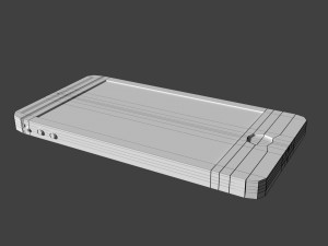 low poly iphone model 3D मॉडल