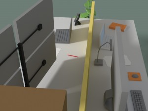 low poly cartoony office desk 2 3D Model