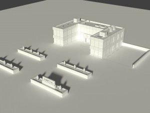 low poly hospital 2 3D 模型