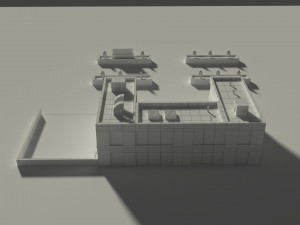 low poly hospital 2 3D 模型