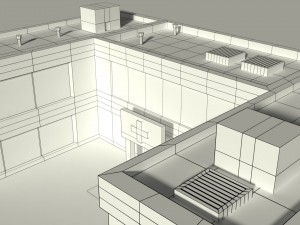low poly hospital 2 3D 模型