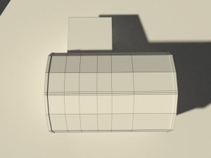 low poly cartoony granary 2 Modelo 3D