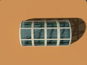 low poly greenhouse 3D Model