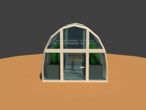 low poly greenhouse 3D Модель
