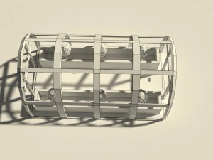 low poly greenhouse 3D Model