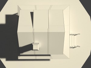 low poly farm house 3D Model